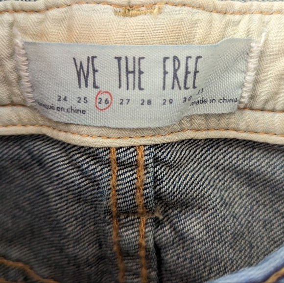 We The Free Denim Shortalls size 26 - Picture 4 of 7